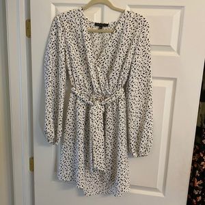 Black and White Short Dress!!